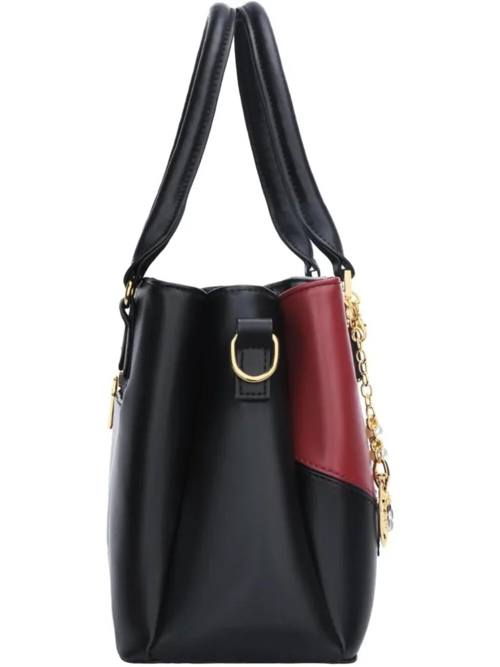 Stylish PU Leather Satchel Bag for Women - Chic Top Handle Handbag, Versatile